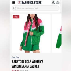Barstool Golf Windbreaker